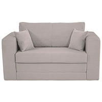 JUGEND- UND KINDERSOFA Cord Taupe  - Taupe/Schwarz, Konventionell, Textil (136/78/72cm) - Xora