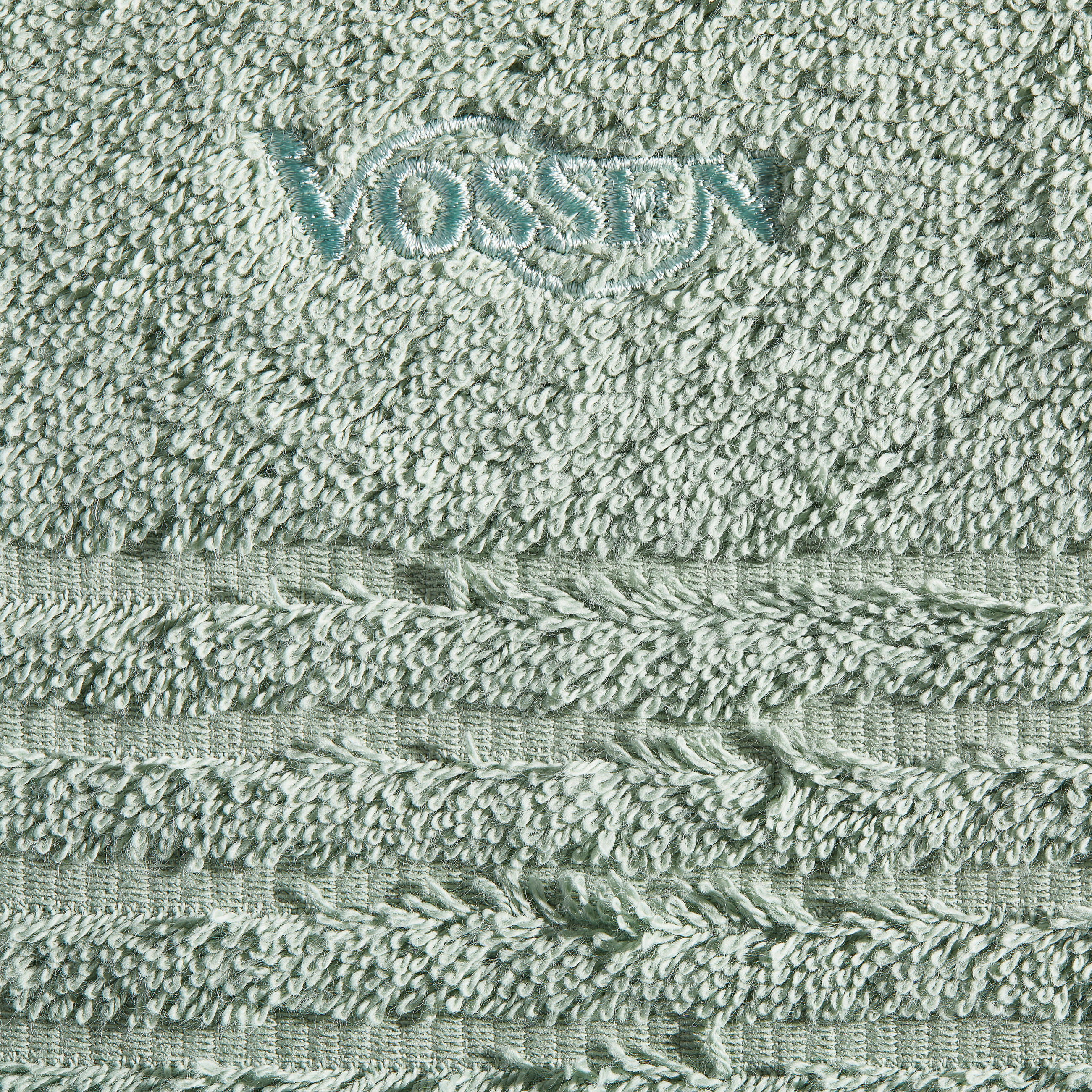 Thumbnail - Vossen Frottierset SET Vienna Style, Grün, Hellgrau, Textil, 4-teilig, Uni, hochwertige Qualität, Badtextilien, Handtuch...