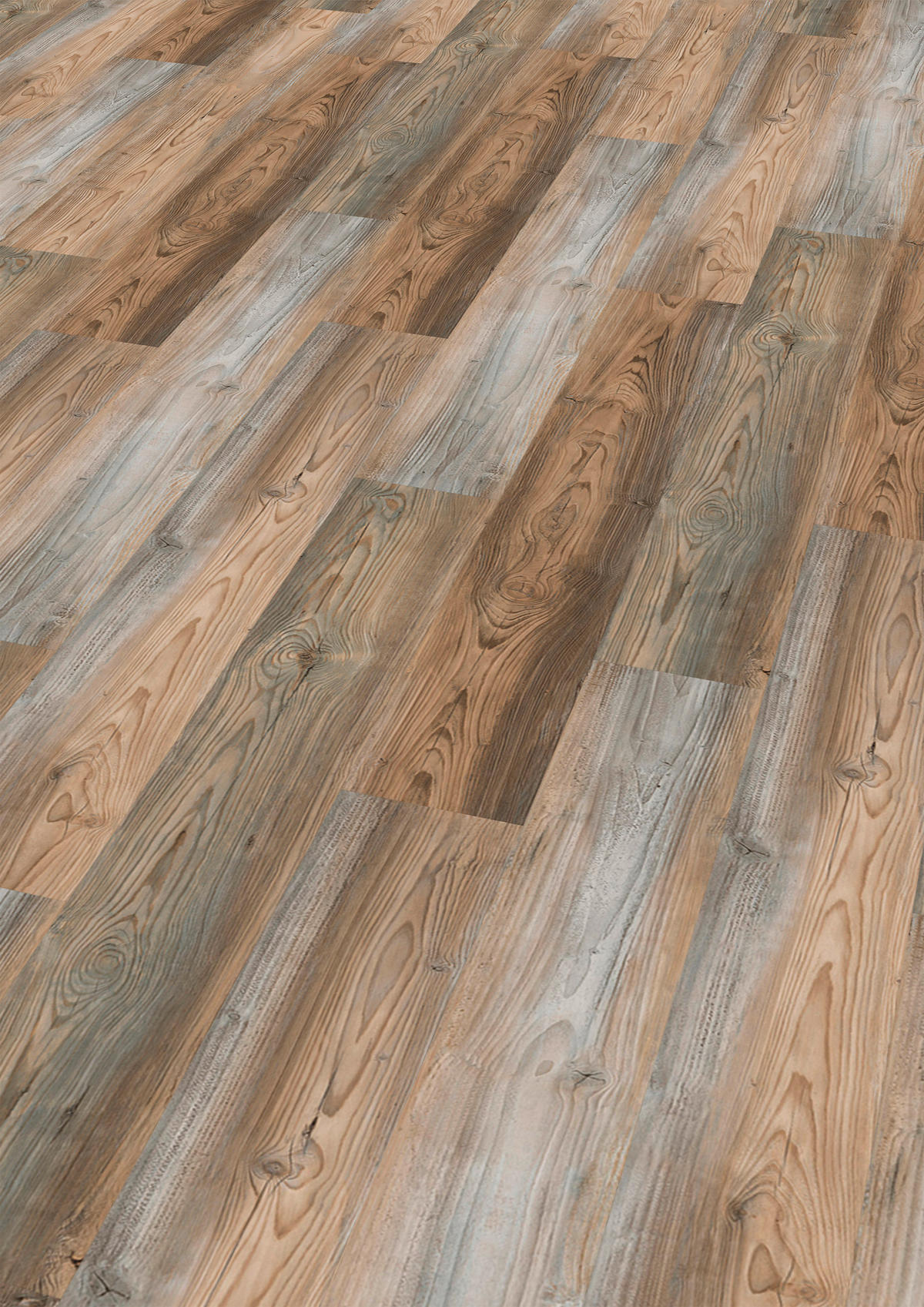 VINYLBODEN SPC 5mm inkl. Trittschall  per  m² - Pinienfarben, Basics, Kunststoff (18,3/122/0,5cm)