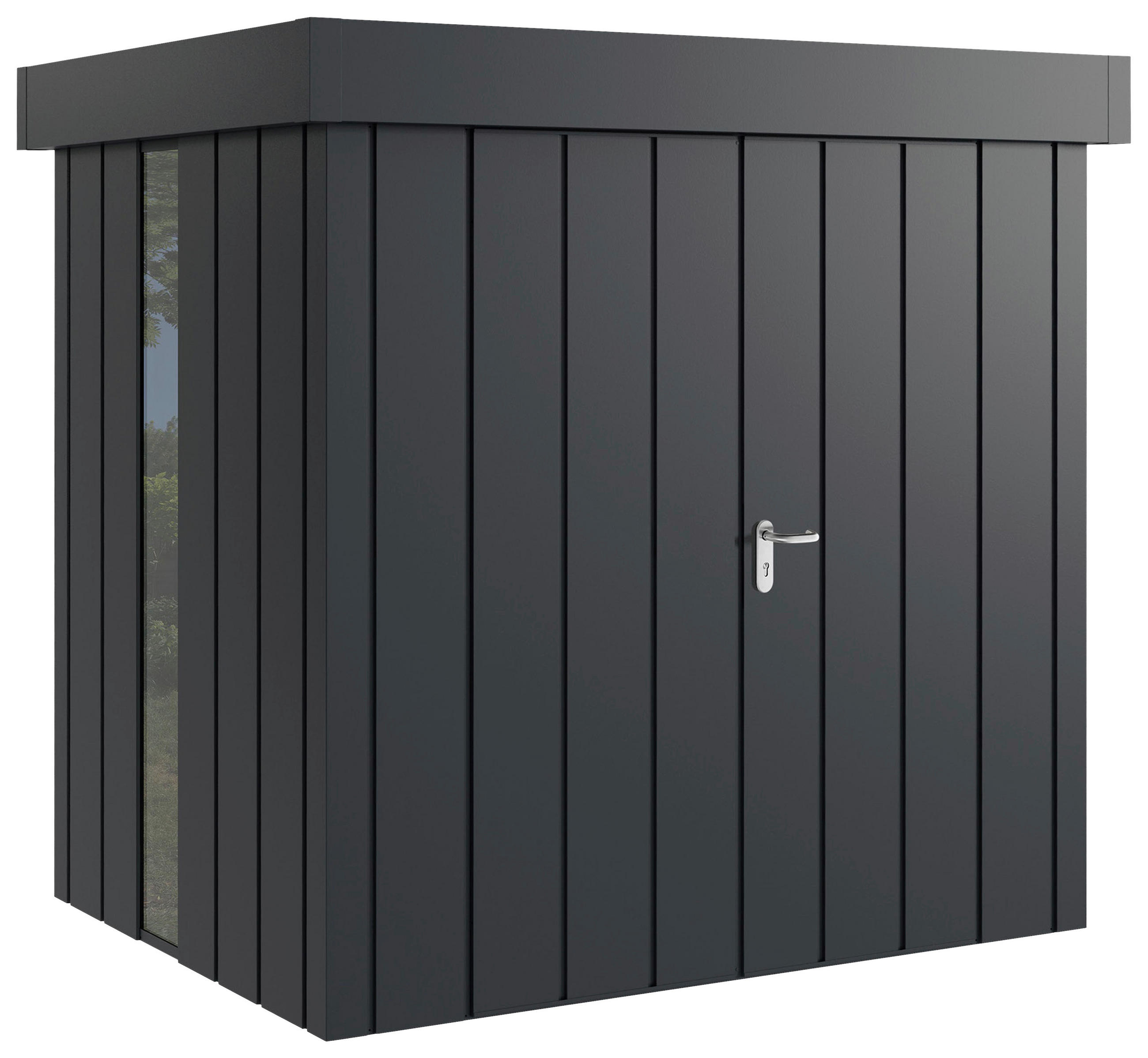 GERÄTEHAUS 229/220/181 cm  - Anthrazit, Basics, Metall (229/220/181cm)