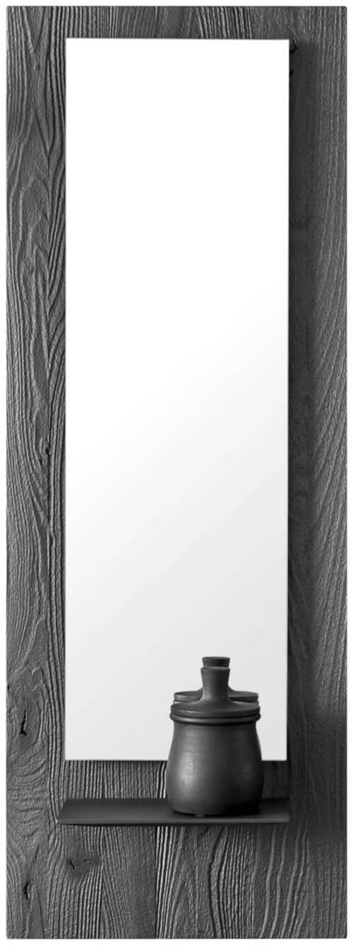 WANDSPIEGEL 38,5/106/16 cm  - Anthrazit, Design, Glas/Holz (38,5/106/16cm) - Johann Jakob