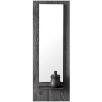 FALI TÜKÖR 38,5/106/16 cm    - antracit, Design, Üveg/fa (38,5/106/16cm) - Johann Jakob