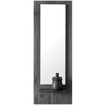 WANDSPIEGEL 38,5/106/16 cm  - Anthrazit, Design, Glas/Holz (38,5/106/16cm) - Johann Jakob