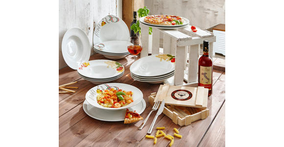 PASTATELLER 27 cm - Weiß, Basics, Keramik (27cm) - Boxxx