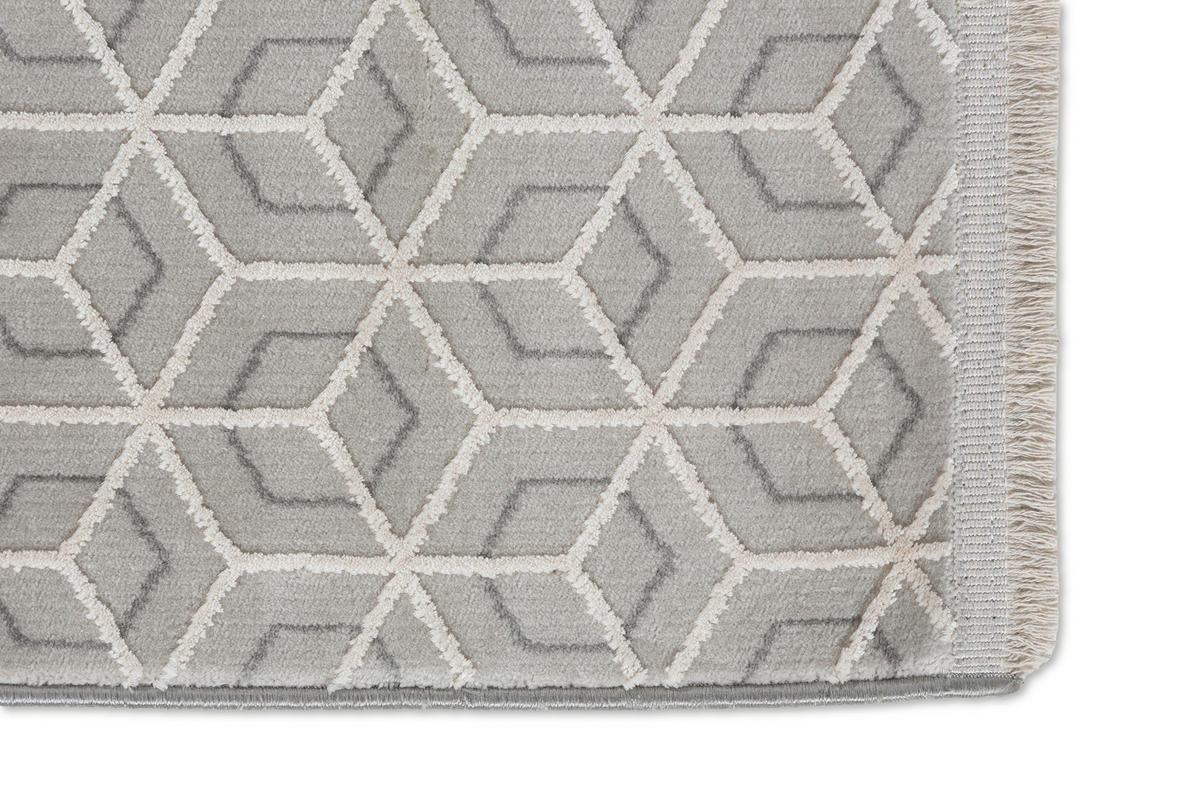 WEBTEPPICH 170/240 cm Metric  - Silberfarben, Design, Textil (170/240cm) - Joop!