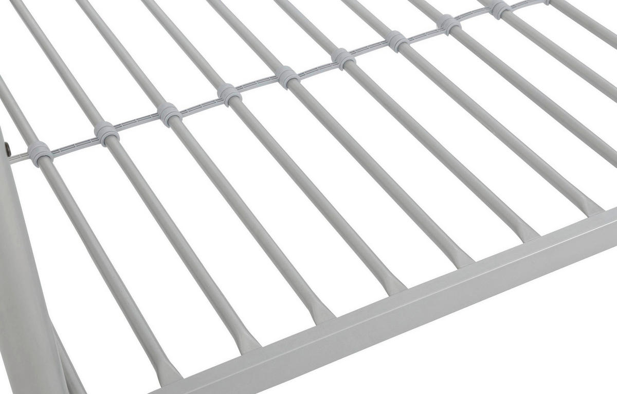 HOCHBETT 90/208 cm,  in Silberfarben,  - Silberfarben, Design, Metall (90/208cm) - MID.YOU