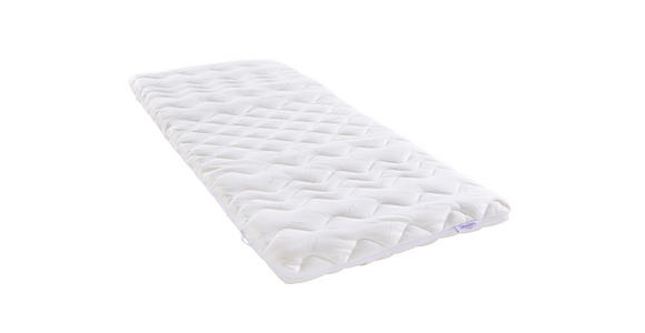 TOPPER 180/200 cm Höhe ca. 6 cm  - Weiß, Basics, Textil (180/200cm) - Sleeptex