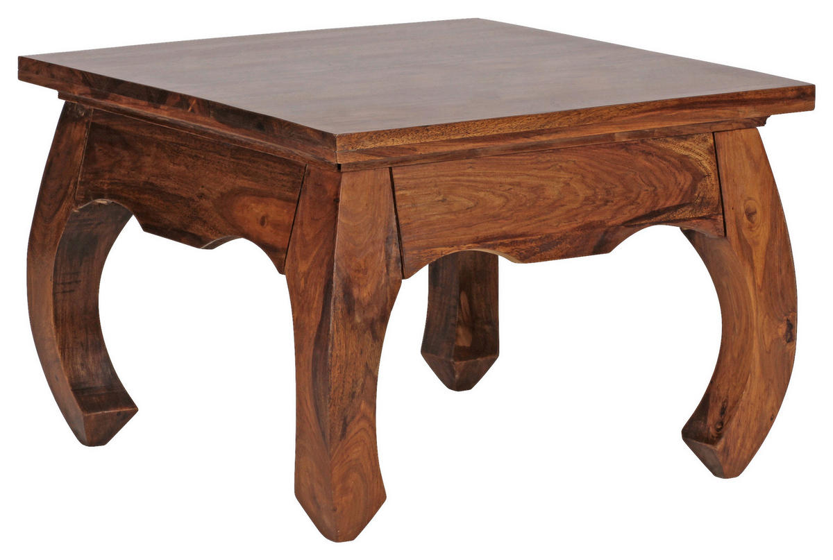 DOHÁNYZÓASZTAL fa 60/60/40 cm   - sheesham, Design, fa (60/60/40cm) - MID.YOU
