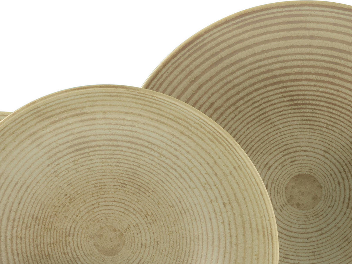 KOMBISERVICE 16-teilig  - Sandfarben, Design, Keramik - Creatable