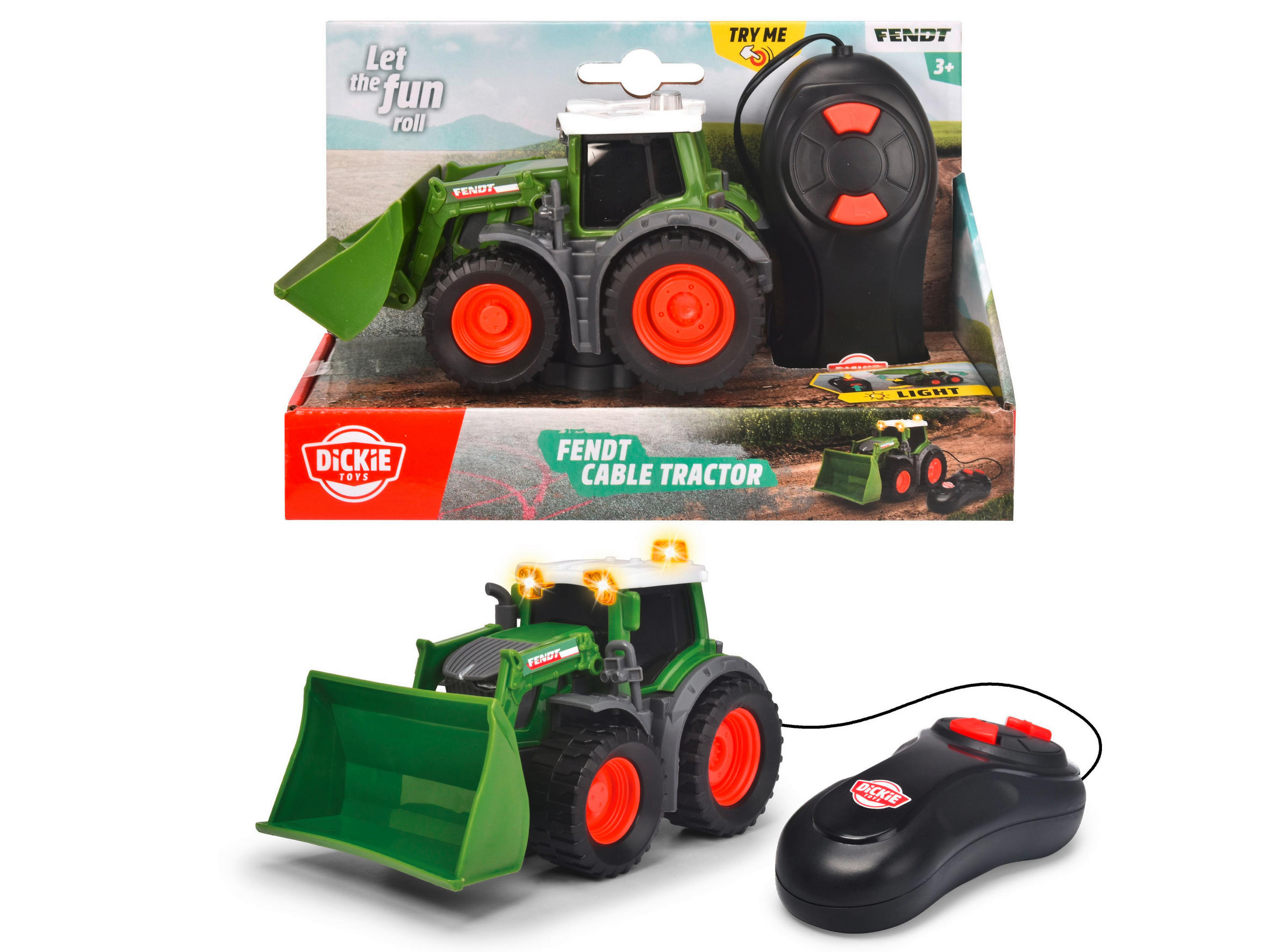 TRAKTOR - Multicolor/Grün, Basics, Kunststoff (8,50/19/12,50cm) - Dickie Toy