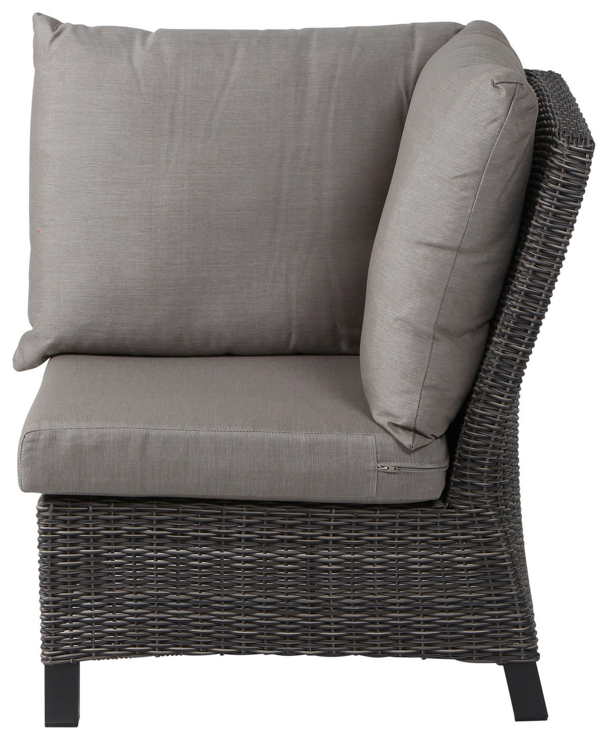 LOUNGEGARNITUR 5-teilig   83/103/160 cm Aluminium  - Grau, Basics, Keramik/Kunststoff (83/103/160cm) - Siena Garden