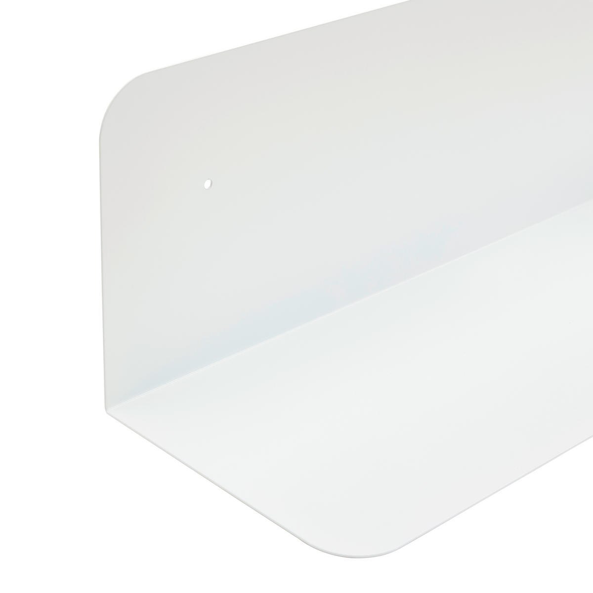 WANDBOARD Weiß  - Weiß, Design, Metall (100/18/18cm) - MID.YOU
