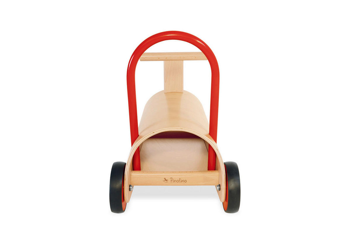 LAUFLERNWAGEN - Rot/Naturfarben, Basics, Holz (L 47 cm/B 31 cm/H 45 cmcm) - Pinolino