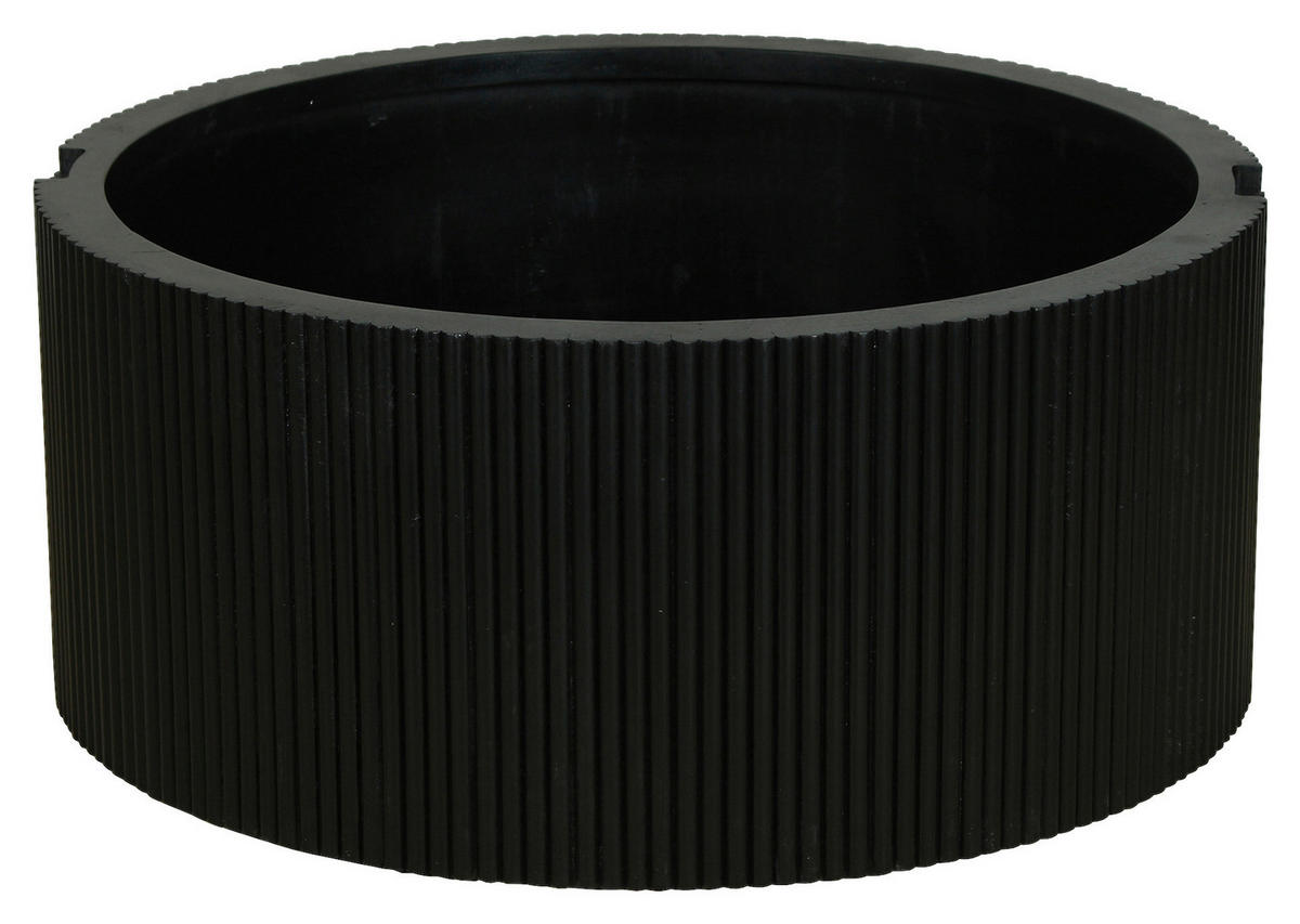 COUCHTISCH Mangoholz massiv rund Schwarz  - Schwarz, Design, Holz (80/36/80cm) - MID.YOU