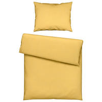 POSTEĽNÁ BIELIZEŇ, perkál, žltá, 140/200 cm - žltá, Basics, textil (140/200cm) - Bio:Vio