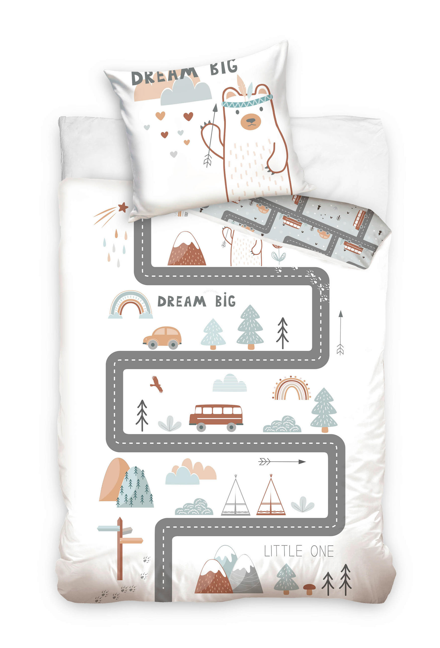 OTROŠKA POSTELJNINA 140/200 cm tkanina večbarvno  - večbarvno, Konvencionalno, tekstil (140/200cm) - Ben'n'jen