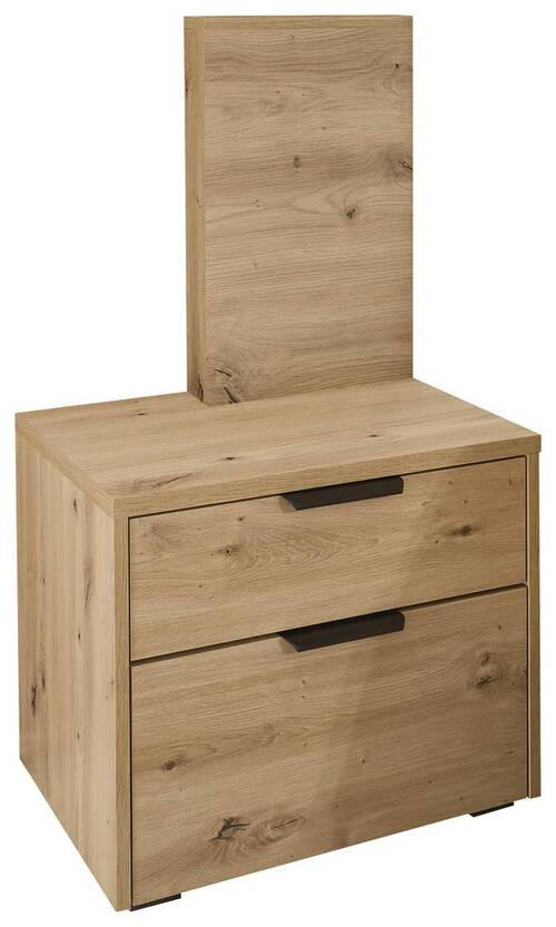 NACHTSCHRANK 55/95/40 cm  - Schwarz/Graphitfarben, KONVENTIONELL, Holzwerkstoff/Kunststoff (55/95/40cm) - Boxxx