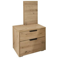NACHTSCHRANK 55/95/40 cm  - Schwarz/Graphitfarben, KONVENTIONELL, Holzwerkstoff/Kunststoff (55/95/40cm) - Boxxx