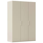 DREHTÜRENSCHRANK 151/223/61 cm,  in Champagner, 3-türig  - Champagner, Basics, Holzwerkstoff/Metall (151/223/61cm) - Novel