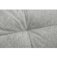 ECKSOFA Hellgrau Flachgewebe  - Hellgrau/Schwarz, Design, Textil/Metall (176/294cm) - Carryhome