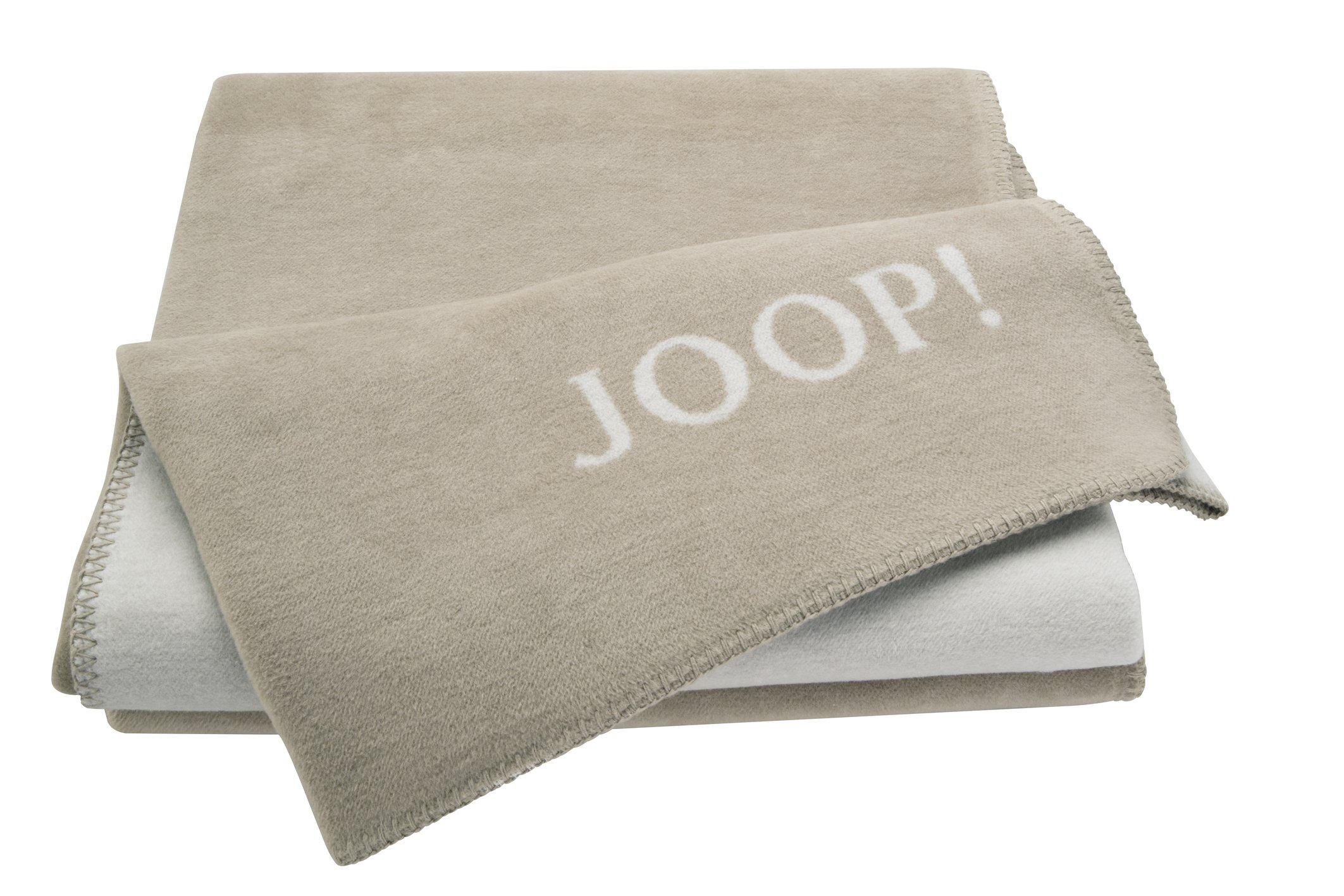 WOHNDECKE Uni Doubleface 150/200 cm  - Sandfarben/Creme, Basics, Textil (150/200cm) - Joop!