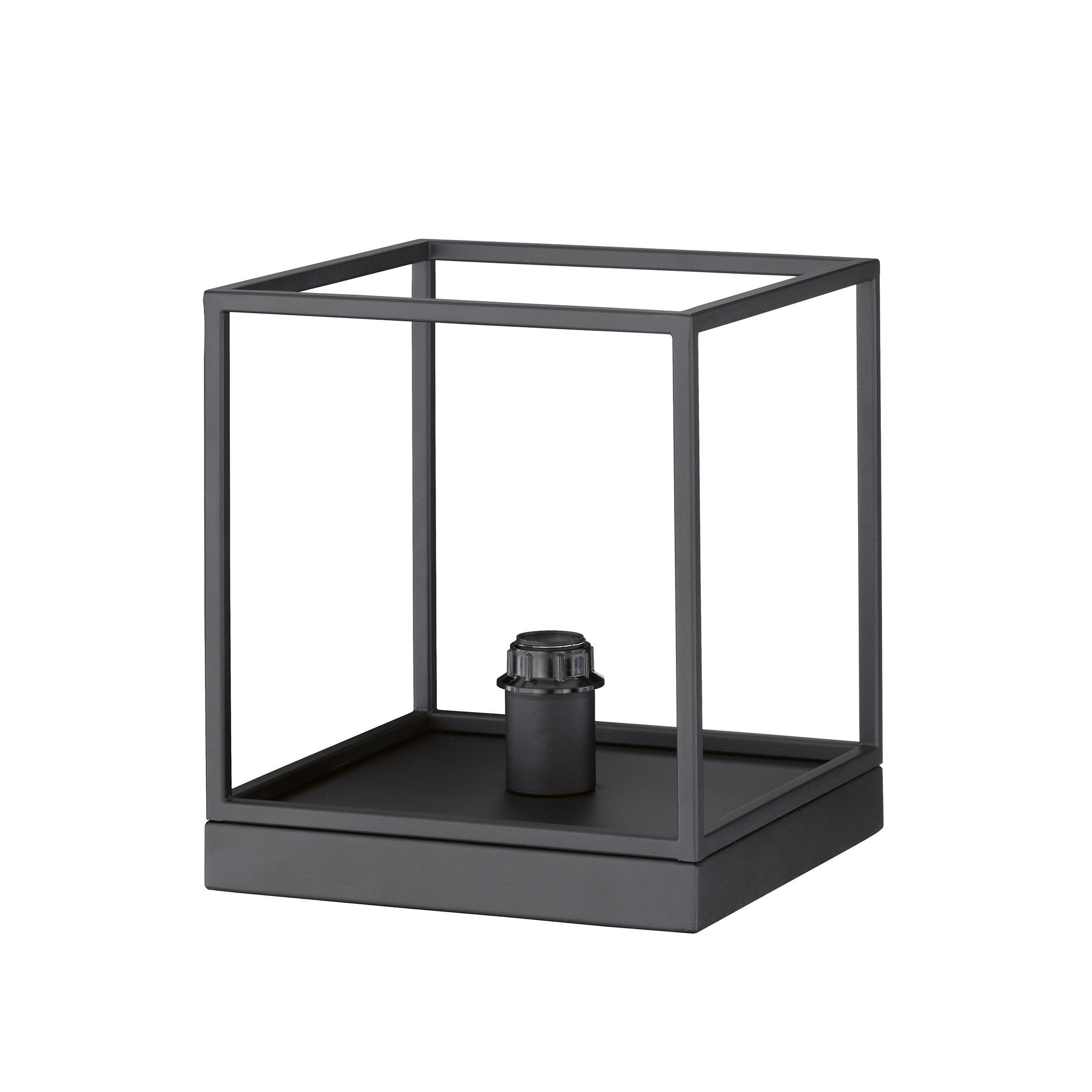 BORDSLAMPA Modular S 20/20/22,5 cm   - svart, Basics, metall (20/20/22,5cm) - Fischer & Honsel