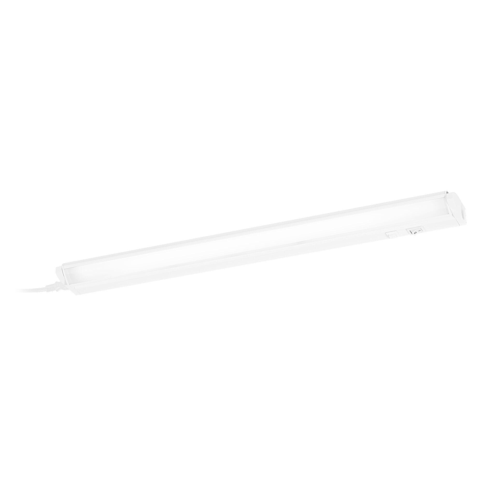UNTERBAULEUCHTE - Weiß, Basics, Metall (55,7/6/2,4cm)