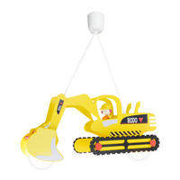 KINDERHÄNGELEUCHTE 60/25/25 cm   - Gelb, Basics, Holz (60/25/25cm)