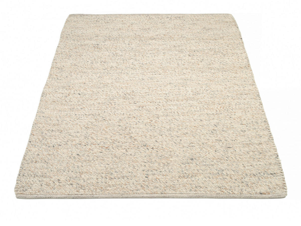 HANDWEBTEPPICH 200/200 cm Helsinki Beige  - Beige, Basics, Textil (200/200cm) - Linea Natura