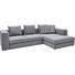 WOHNLANDSCHAFT in Textil Grau - Schwarz/Grau, Design, Kunststoff/Textil (304/194cm) - Dieter Knoll WOHNLANDSCHAFT in Textil Grau - Schwarz/Grau, Design, Kunststoff/Textil (304/194cm) - Dieter Knoll