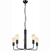 HÄNGELEUCHTE Tiffany 98/54/98 cm  - Schwarz Hochglanz, KONVENTIONELL, Metall (98/54/98cm)