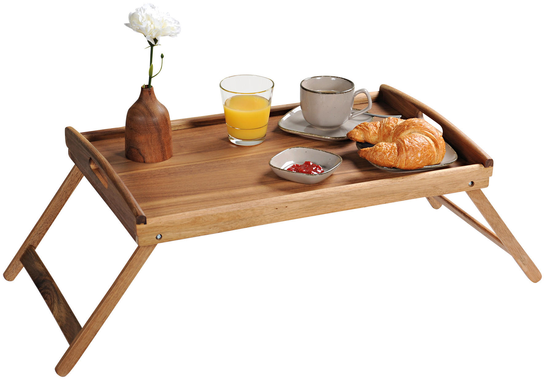 POSLUŽAVNIK ZA SERVIRANJE 55/35/24 cm - boje bagrema, Basics, drvo (55/35/24cm) - Kesper