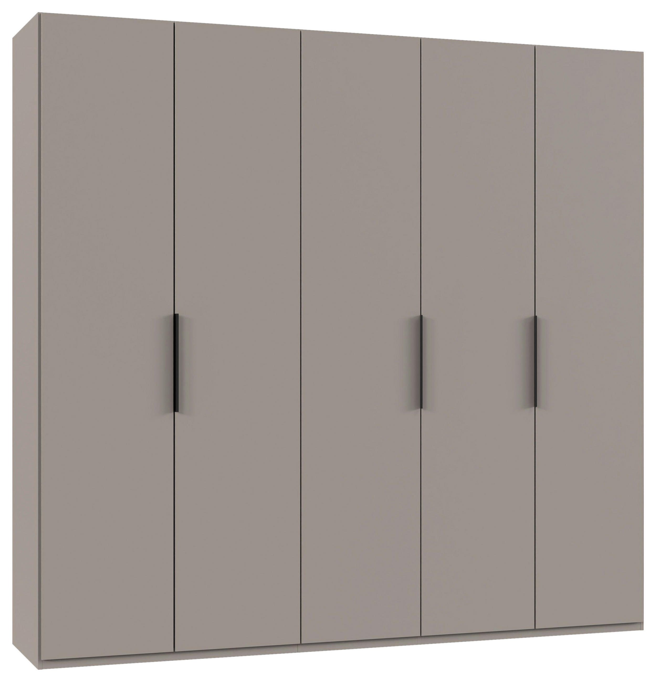 DREHTÜRENSCHRANK  in Sahara  - Schwarz/Sahara, MODERN, Holzwerkstoff/Metall (250/236/58cm) - Hom`in
