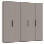 DREHTÜRENSCHRANK  in Sahara  - Schwarz/Sahara, MODERN, Holzwerkstoff/Metall (250/236/58cm) - Hom`in