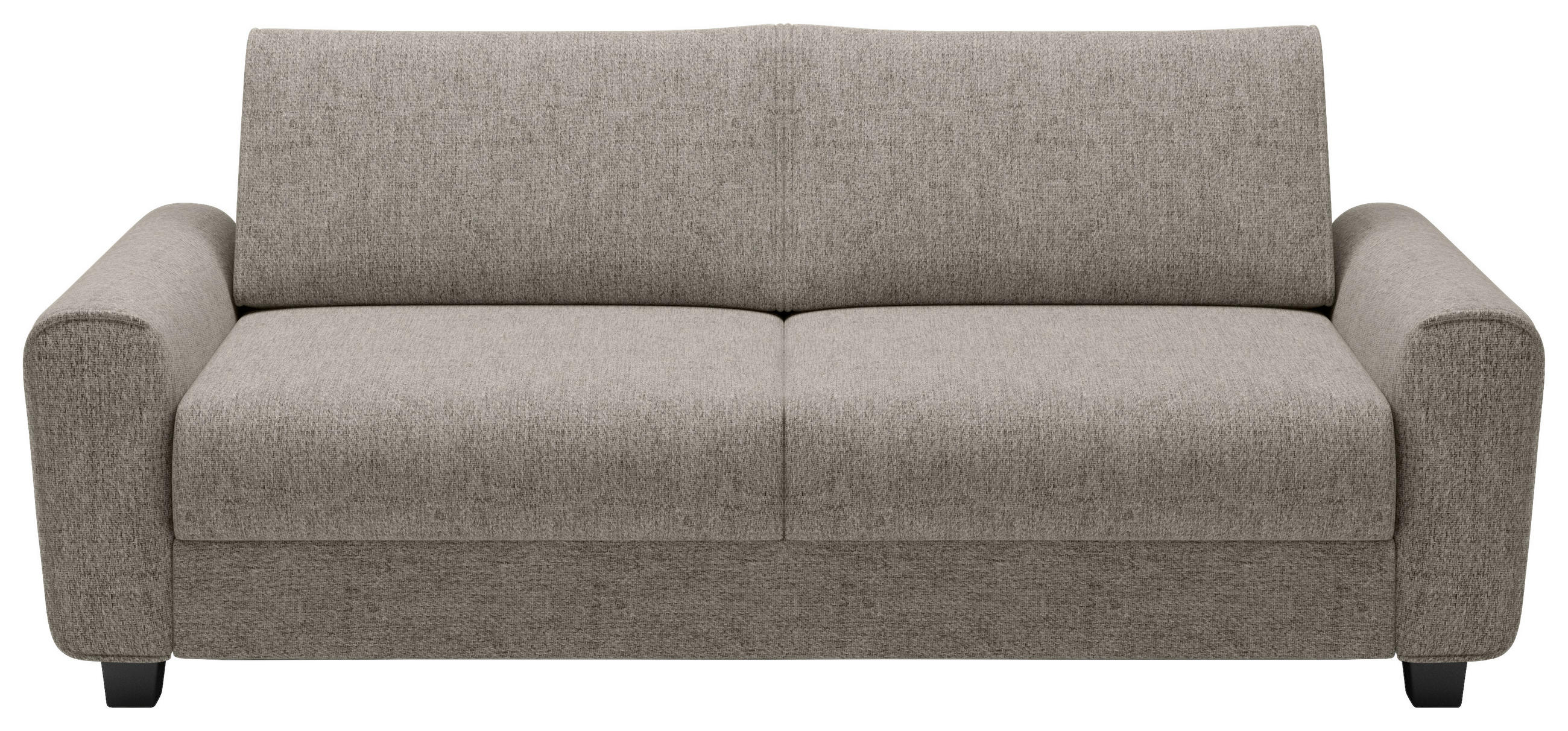 BÄDDSOFFA i vävt tyg ljusbrun  - ljusbrun/svart, Design, textil/plast (203/69-82/99cm) - Livetastic