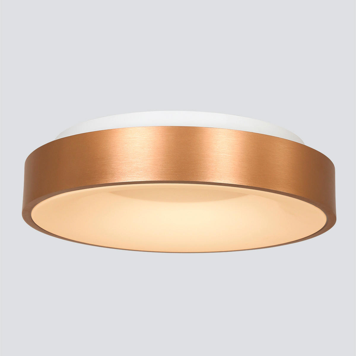 LED-DECKENLEUCHTE Ringlede 48/9 cm   - Goldfarben, Basics, Kunststoff/Metall (48/9cm)