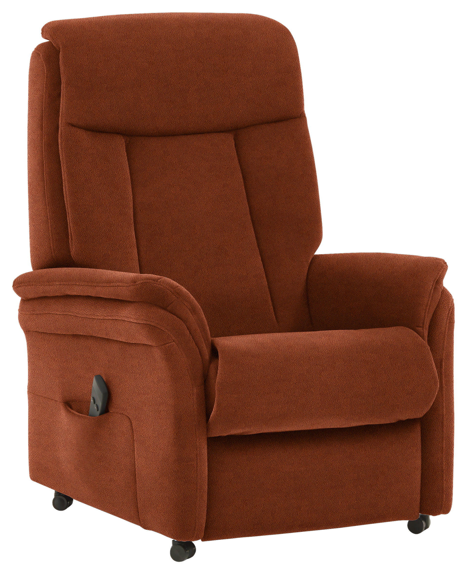 FERNSEHSESSEL Mikrofaser Orange  - Orange, Konventionell, Kunststoff/Textil (74/107/84cm) - Valdera