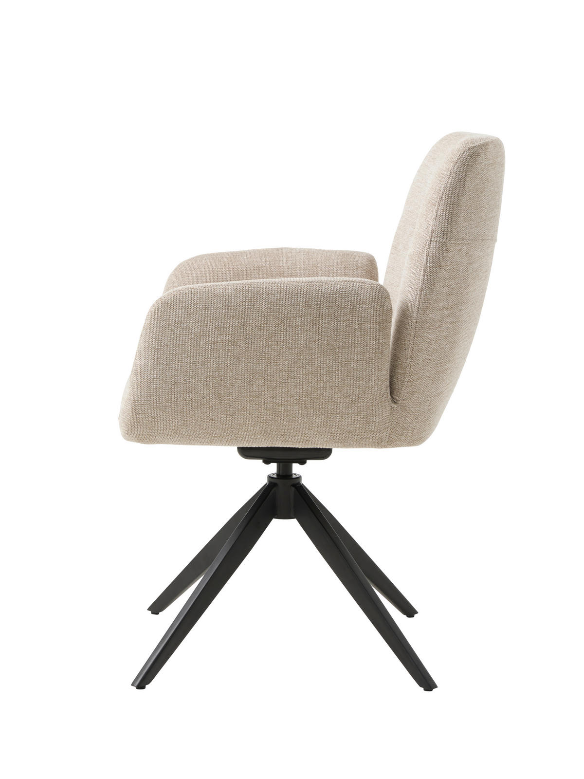 ARMLEHNSTUHL  in  - Sandfarben/Beige, MODERN, Textil/Metall (57,5/88/62cm) - Livetastic