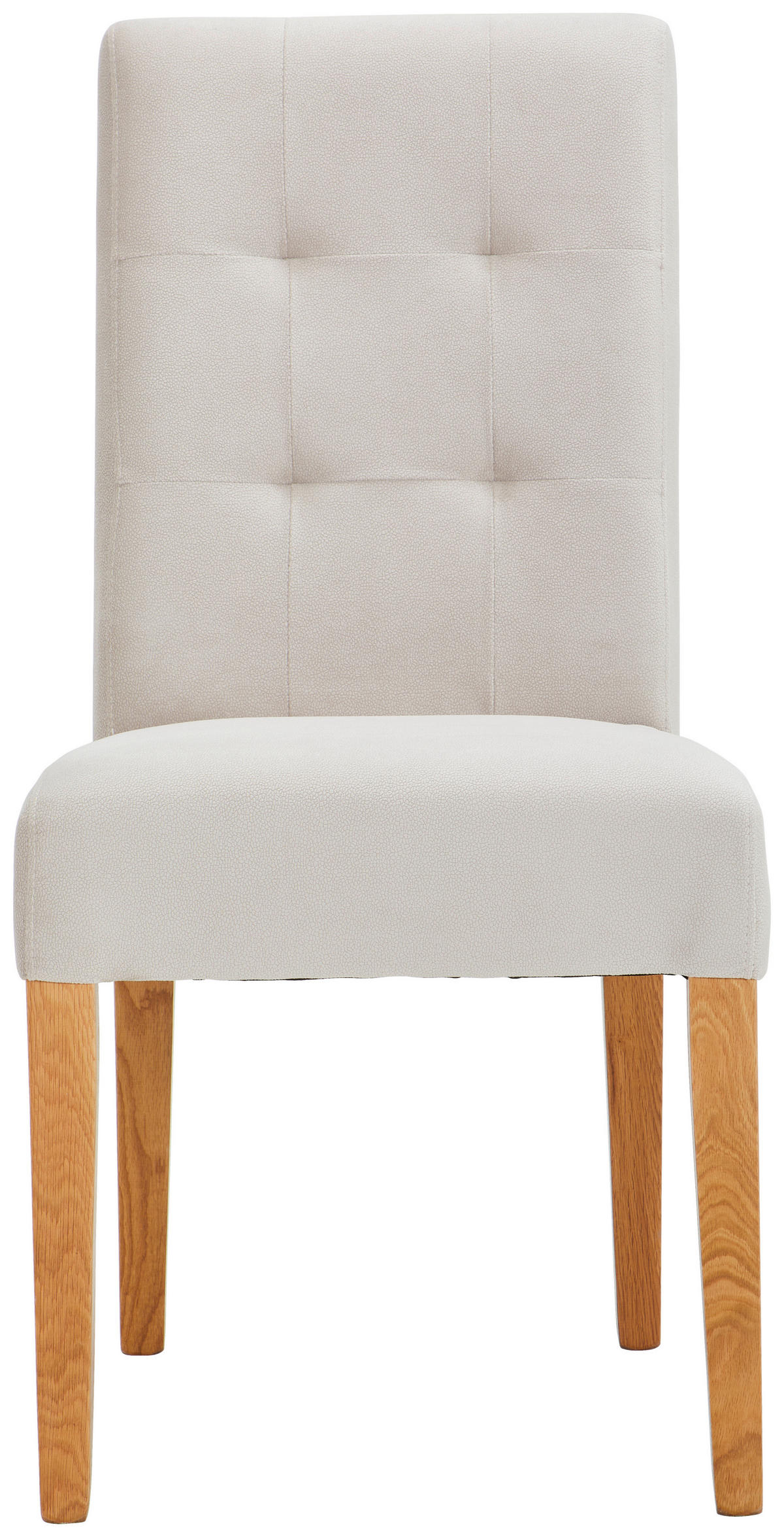 STUHL in Holz, Textil Eichefarben, Beige  - Eichefarben/Beige, LIFESTYLE, Holz/Textil (42/95/57cm) - Carryhome