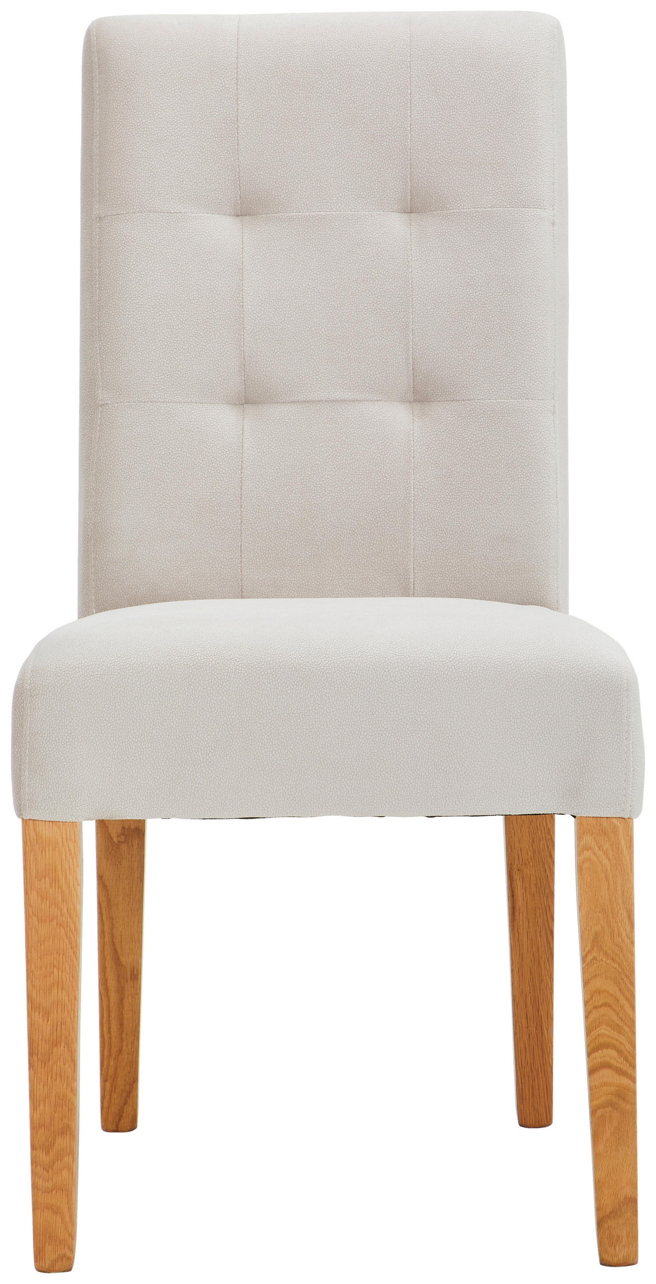 Thumbnail - Carryhome Stuhl, Beige, Eiche, Holz, Textil, Eiche, massiv, eckig, 42x95x57 cm, Stoffauswahl, Esszimmer, Stühle, Esszimm...