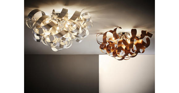 LED-DECKENLEUCHTE - Alufarben, Design, Metall (70/40cm) - Ambiente