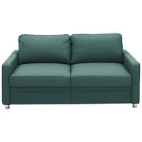 SCHLAFSOFA Chenille Opal  - Chromfarben/Opal, KONVENTIONELL, Textil/Metall (186/90/100cm) - Beldomo Style
