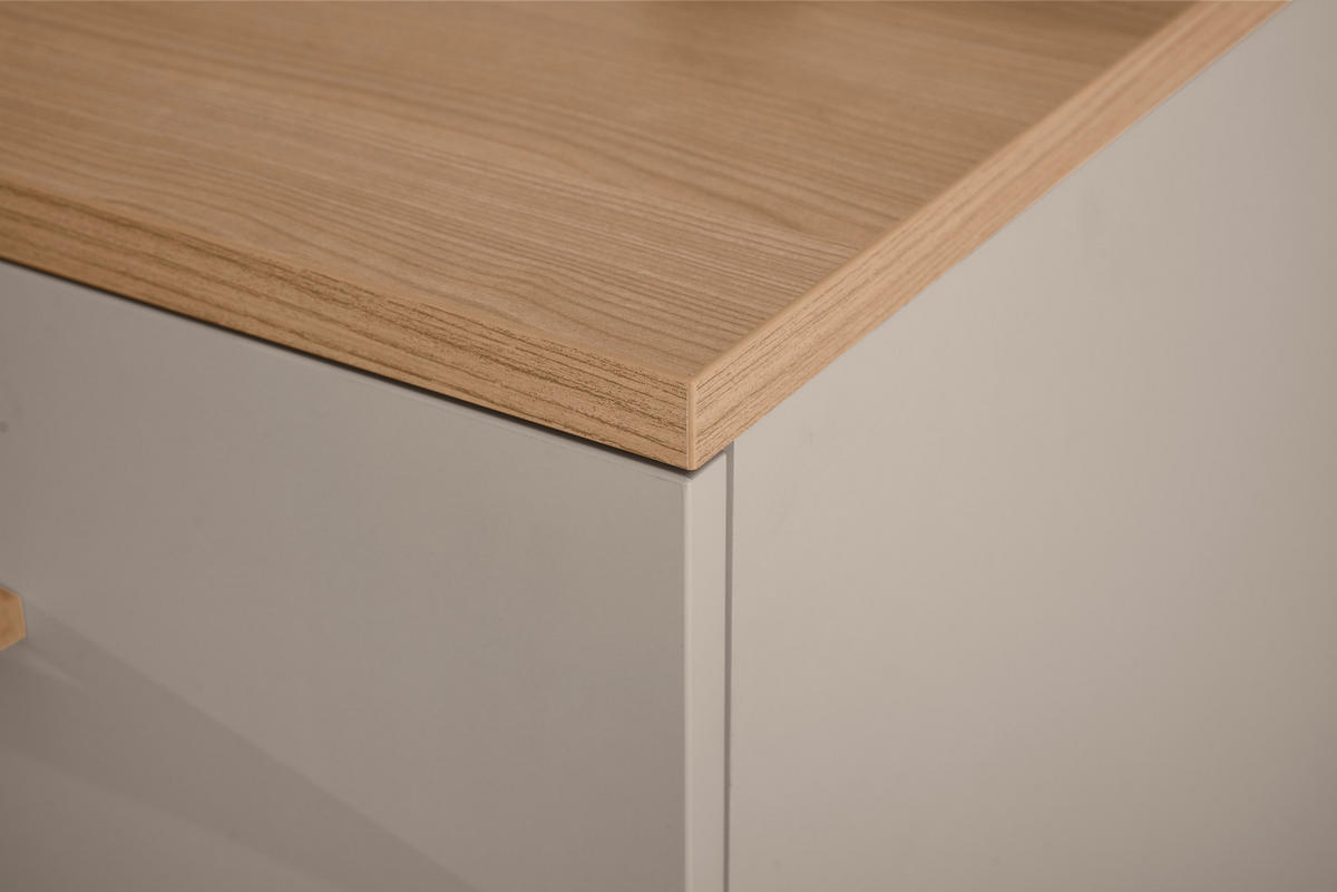 SIDEBOARD 123,5/94,9/55,6 cm  in Naturfarben, Beige, Kaschmir  - Kaschmir/Beige, Design, Holzwerkstoff (123,5/94,9/55,6cm) - Paidi