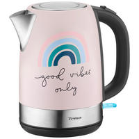 WASSERKOCHER 1,7 l  - Hellrosa, KONVENTIONELL, Metall (21/15/22cm) - Trisa Electronics