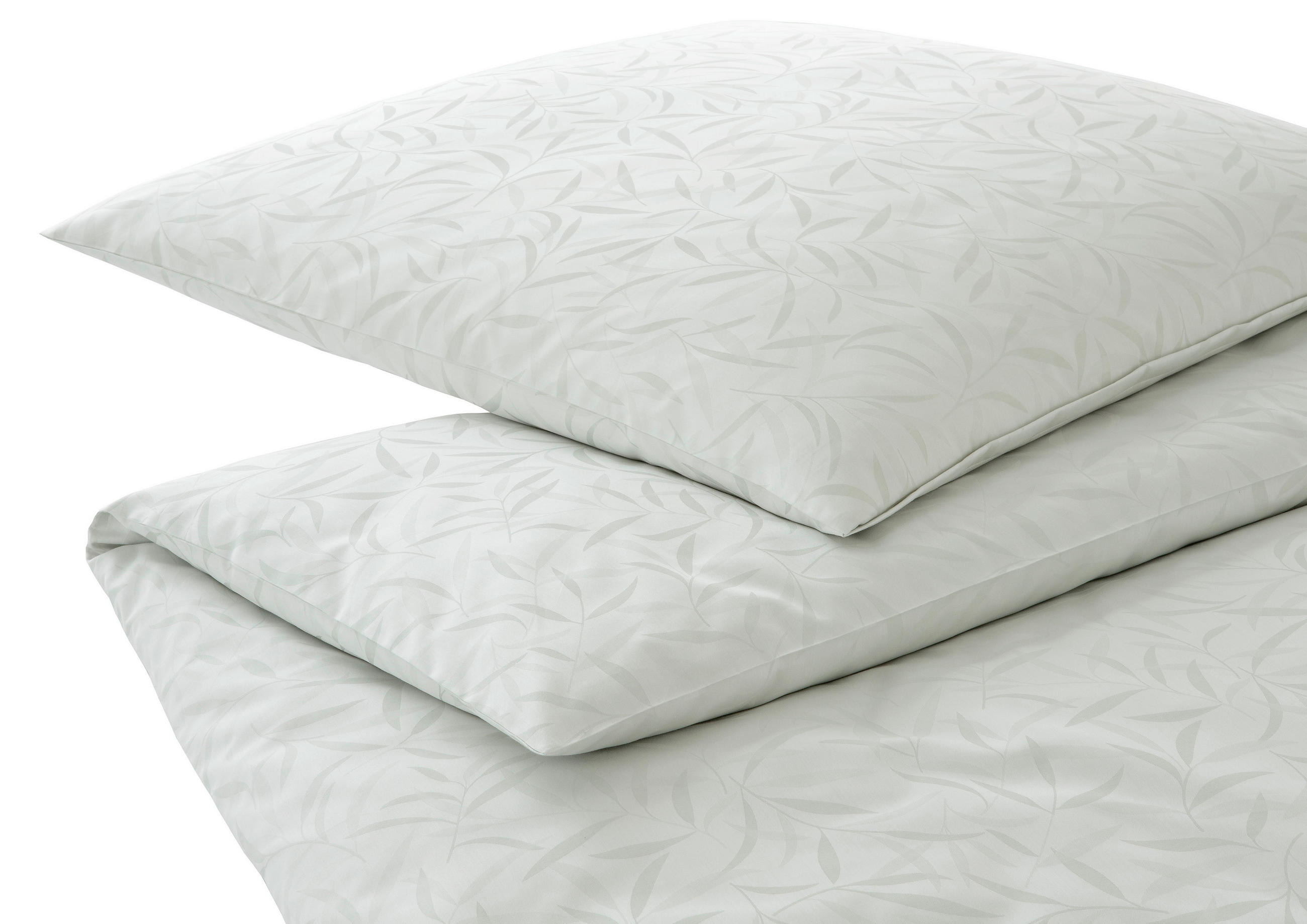 POSTELJNINA MURIEL 140/200 cm žakar pastelno zelena  - pastelno zelena, Konvencionalno, tekstil (140/200cm) - Elegante