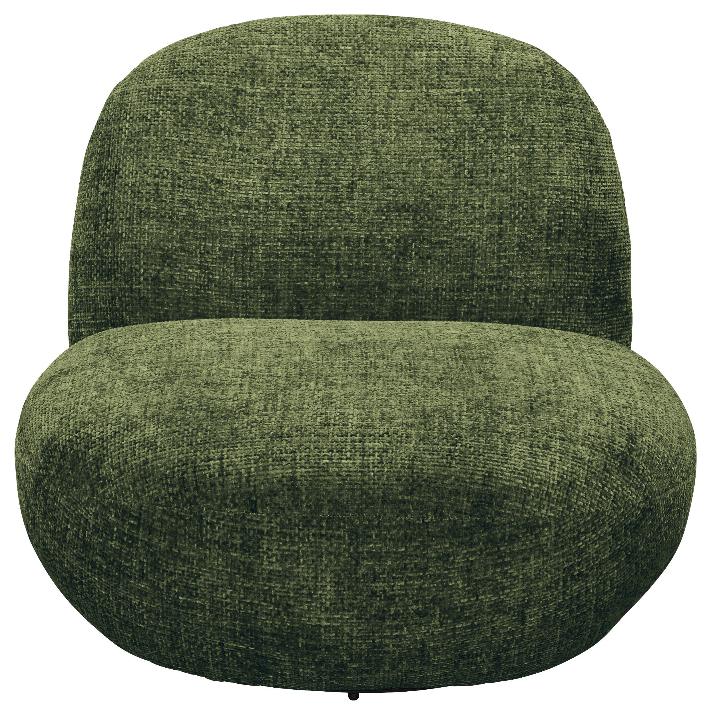 SESSEL in Webstoff Dunkelgrün  - Dunkelgrün/Schwarz, Modern, Textil/Metall (85/70/99cm) - MID.YOU