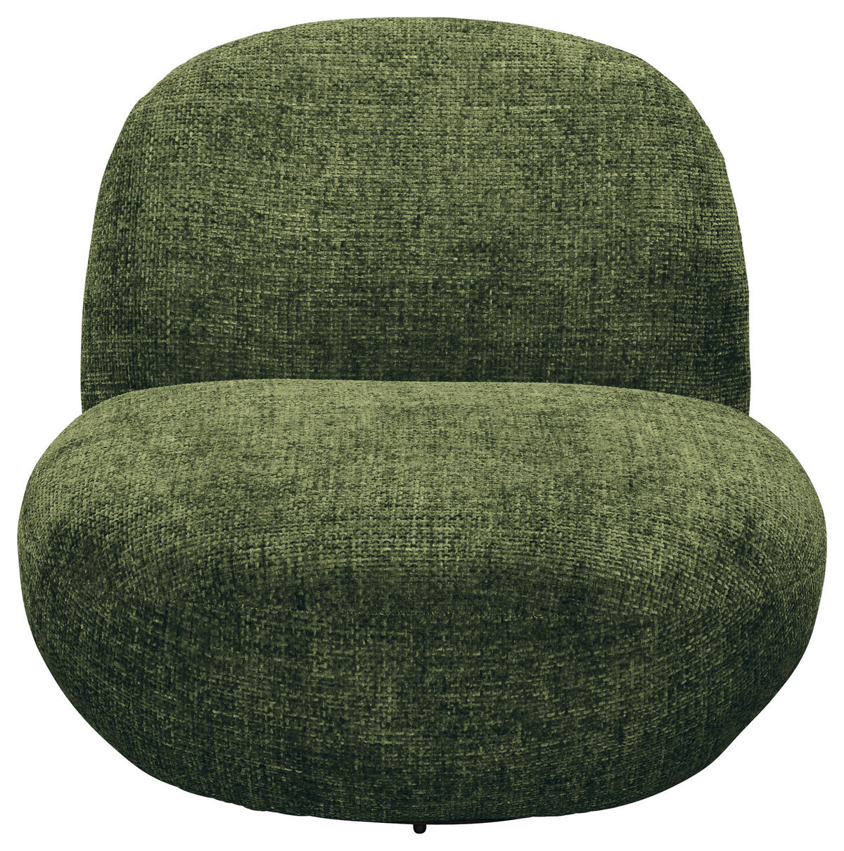 SESSEL in Webstoff Dunkelgrün  - Dunkelgrün/Schwarz, MODERN, Textil/Metall (85/70/99cm) - MID.YOU