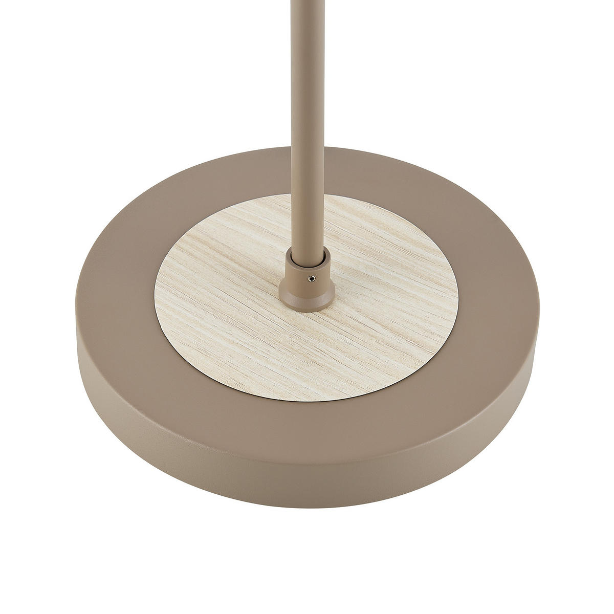 STEHLEUCHTE Merope 23/146 cm   - Sandfarben/Eschefarben, Basics, Glas/Metall (23/146cm) - Novel