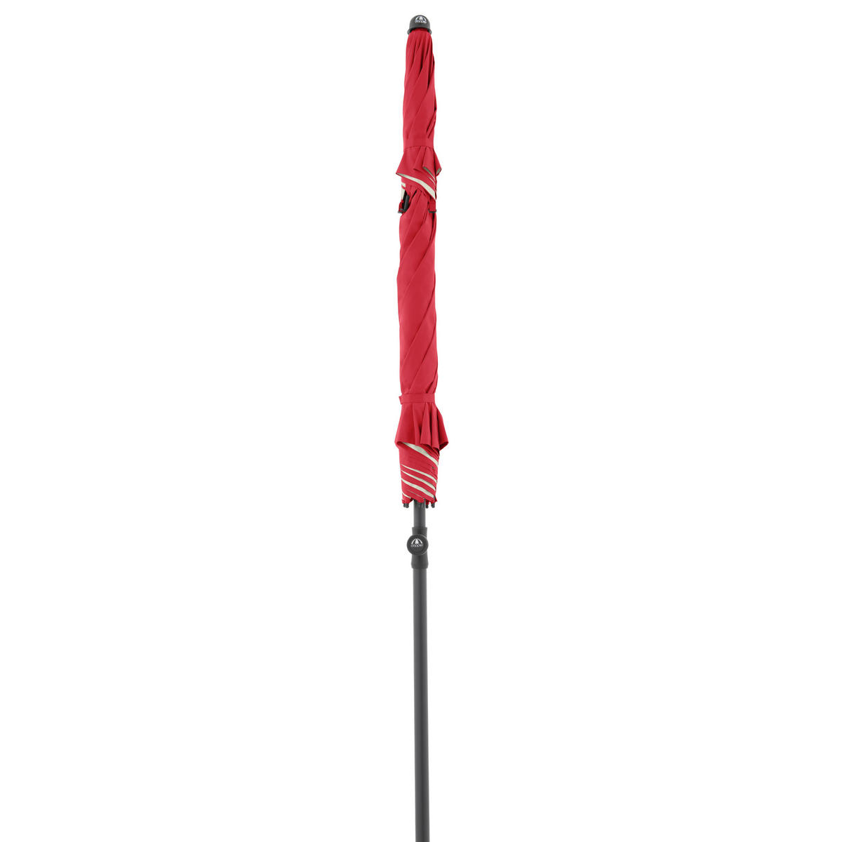 SONNENSCHIRM 200 cm  - Anthrazit/Rot, KONVENTIONELL, Textil/Metall (200cm) - Doppler