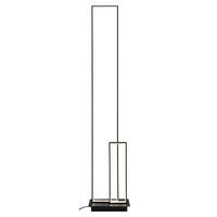 LED-STEHLEUCHTE 30/30/150 cm    - Titanfarben/Schwarz, Design, Kunststoff/Metall (30/30/150cm)
